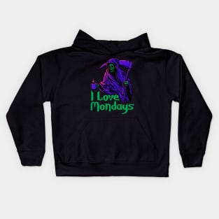 I Love Mondays Kids Hoodie